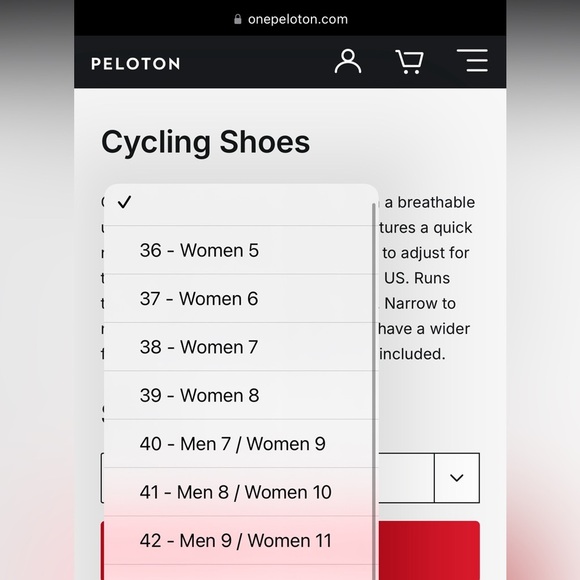 Peloton Cycling Shoes Size 42 - Picture 10 of 11